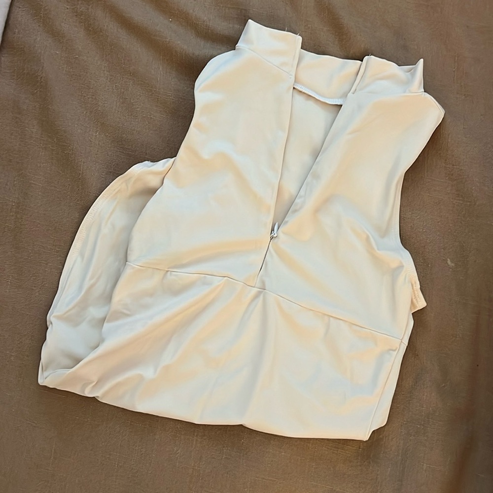 Light Tan Class In Leotard Size M